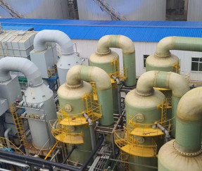 VOC waste odor treatment