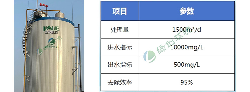 Wastewater treatment project of Xintai Jiahe Biological Co., Ltd.